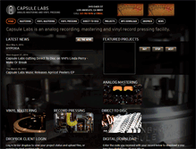 Tablet Screenshot of capsulelabs.com